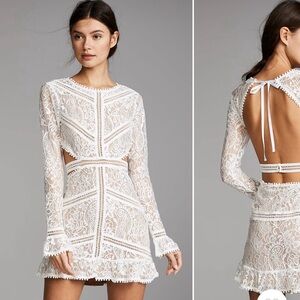 For Love & Lemons Emerie Cutout Dress